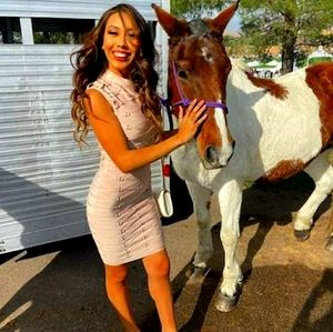 Top Shop Blush Bandage Dress